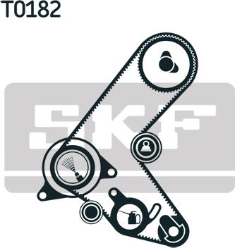 SKF VKMA 05606 - Комплект зубчатого ремня ГРМ unicars.by