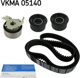 SKF VKMA 05140 - Комплект зубчатого ремня ГРМ unicars.by