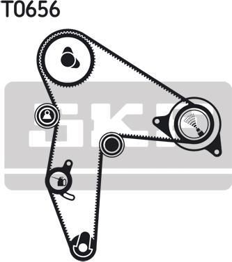 SKF VKMA 06502 - Комплект зубчатого ремня ГРМ unicars.by