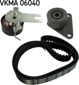 SKF VKMA 06040 - Комплект зубчатого ремня ГРМ unicars.by