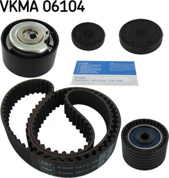 SKF VKMA 06104 - Комплект зубчатого ремня ГРМ unicars.by