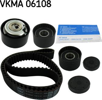 SKF VKMA 06108 - Комплект зубчатого ремня ГРМ unicars.by