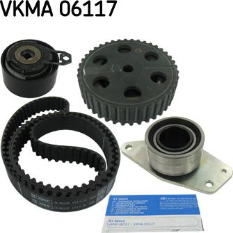 SKF VKMA 06117 - Комплект зубчатого ремня ГРМ unicars.by