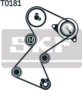 SKF VKMA 06137 - Комплект зубчатого ремня ГРМ unicars.by