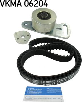 SKF VKMA 06204 - Комплект зубчатого ремня ГРМ unicars.by