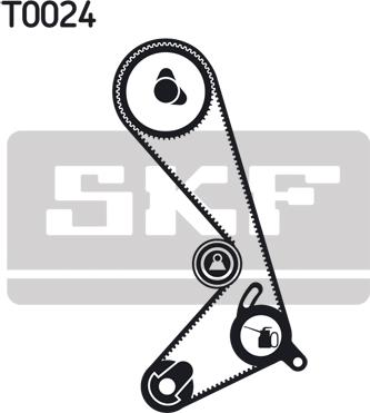 SKF VKMA 06204 - Комплект зубчатого ремня ГРМ unicars.by