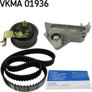 SKF VKMA 01936 - Комплект зубчатого ремня ГРМ unicars.by