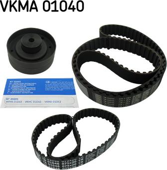 SKF VKMA 01040 - Комплект зубчатого ремня ГРМ unicars.by