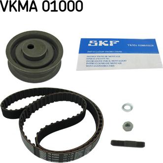 SKF VKMA 01000 - Комплект зубчатого ремня ГРМ unicars.by