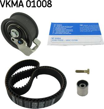 SKF VKMA 01008 - Комплект зубчатого ремня ГРМ unicars.by