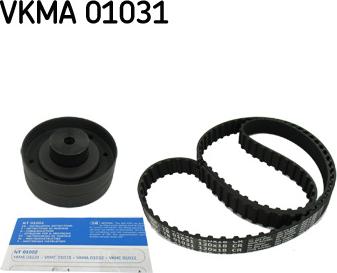 SKF VKMA 01031 - Комплект зубчатого ремня ГРМ unicars.by