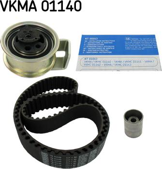 SKF VKMA 01140 - Комплект зубчатого ремня ГРМ unicars.by