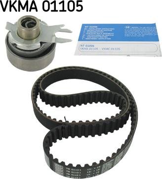 SKF VKMA 01105 - Комплект зубчатого ремня ГРМ unicars.by