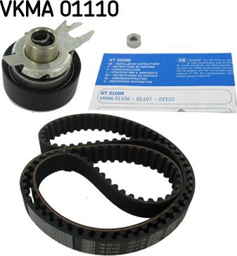 SKF VKMA 01110 - Комплект зубчатого ремня ГРМ unicars.by