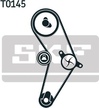 SKF VKMA 02206 - Комплект зубчатого ремня ГРМ unicars.by