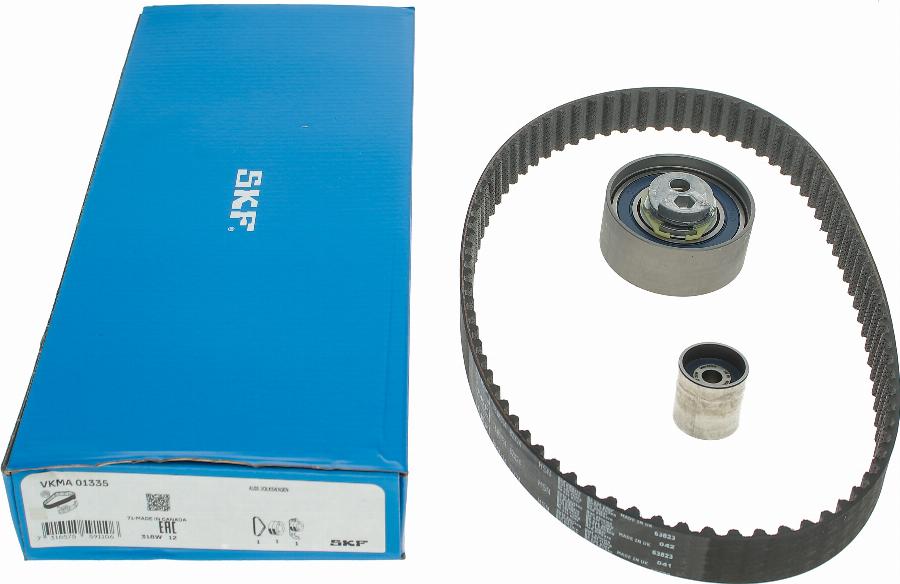 SKF VKMA 01335 - Комплект зубчатого ремня ГРМ unicars.by