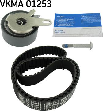 SKF VKMA 01253 - Комплект зубчатого ремня ГРМ unicars.by