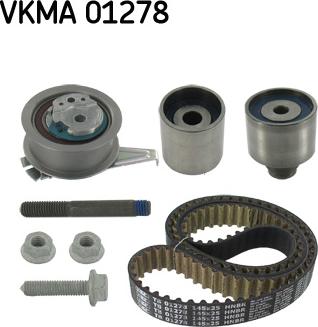 SKF VKMA 01278 - Комплект зубчатого ремня ГРМ unicars.by