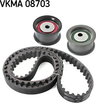 SKF VKMA 08703 - Комплект зубчатого ремня ГРМ unicars.by