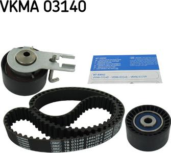 SKF VKMA 03140 - Комплект зубчатого ремня ГРМ unicars.by