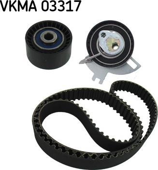 SKF VKMA 03317 - Комплект зубчатого ремня ГРМ unicars.by