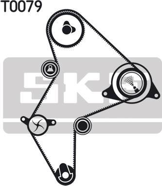 SKF VKMA 03251 - Комплект зубчатого ремня ГРМ unicars.by