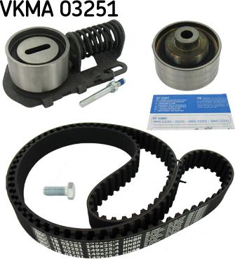 SKF VKMA 03251 - Комплект зубчатого ремня ГРМ unicars.by