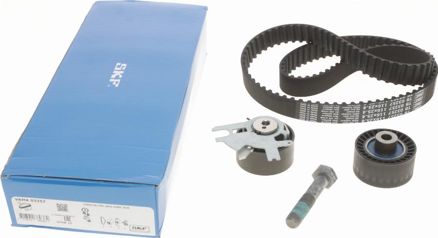 SKF VKMA 03257 - Комплект зубчатого ремня ГРМ unicars.by