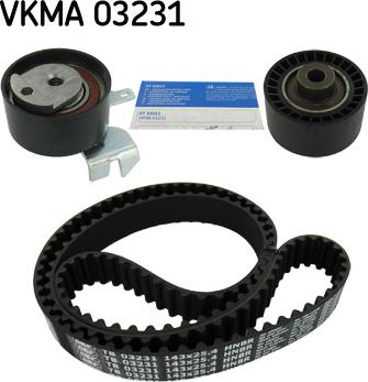 SKF VKMA 03231 - Комплект зубчатого ремня ГРМ unicars.by