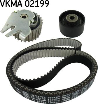 SKF VKMA 02199 - Комплект зубчатого ремня ГРМ unicars.by