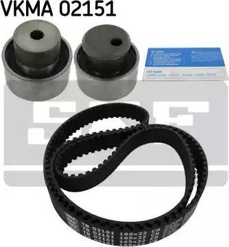 SKF VKMA 02151 - Комплект зубчатого ремня ГРМ unicars.by