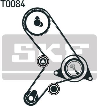 SKF VKMA 02168 - Комплект зубчатого ремня ГРМ unicars.by