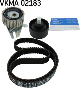 SKF VKMA 02183 - Комплект зубчатого ремня ГРМ unicars.by