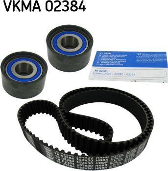 SKF VKMA 02384 - Комплект зубчатого ремня ГРМ unicars.by