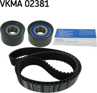 SKF VKMA 02381 - Комплект зубчатого ремня ГРМ unicars.by