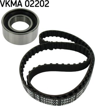 SKF VKMA 02202 - Комплект зубчатого ремня ГРМ unicars.by