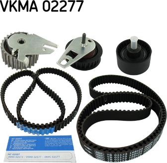 SKF VKMA 02277 - Комплект зубчатого ремня ГРМ unicars.by