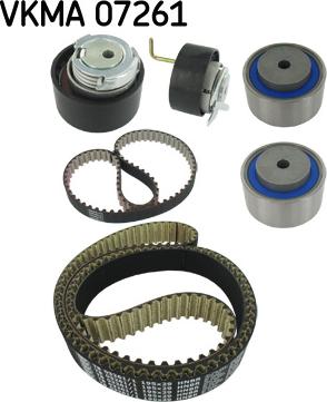 SKF VKMA 07261 - Комплект зубчатого ремня ГРМ unicars.by