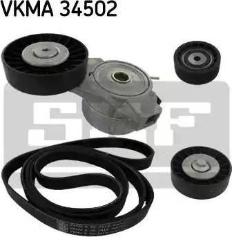 SKF VKMA 34502 - Поликлиновый ременный комплект unicars.by