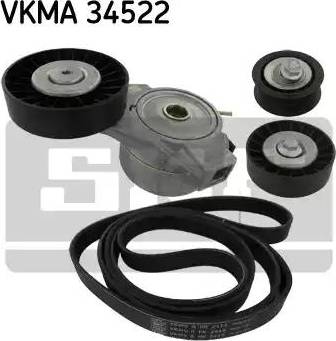 SKF VKMA 34522 - Поликлиновый ременный комплект unicars.by