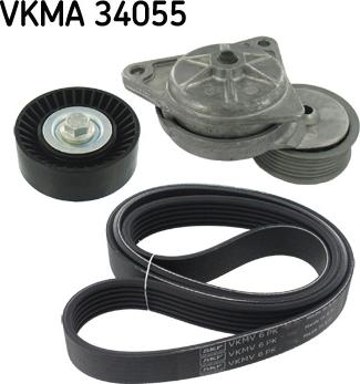 SKF VKMA 34055 - Поликлиновый ременный комплект unicars.by