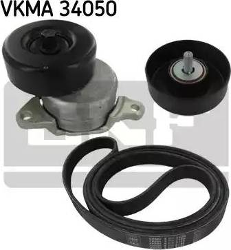 SKF VKMA 34050 - Поликлиновый ременный комплект unicars.by