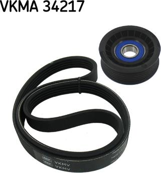 SKF VKMA 34217 - Поликлиновый ременный комплект unicars.by