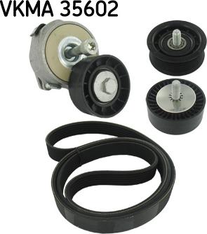 SKF VKMA 35602 - Поликлиновый ременный комплект unicars.by