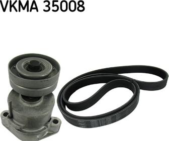 SKF VKMA 35008 - Поликлиновый ременный комплект unicars.by