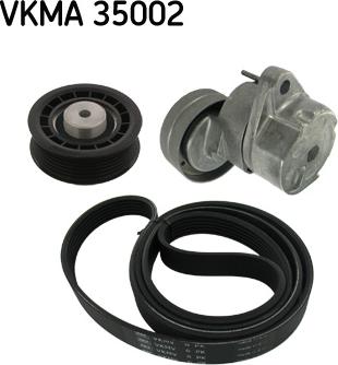 SKF VKMA 35002 - Поликлиновый ременный комплект unicars.by