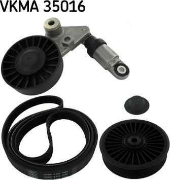 SKF VKMA 35016 - Поликлиновый ременный комплект unicars.by