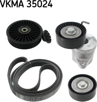 SKF VKMA 35024 - Поликлиновый ременный комплект unicars.by