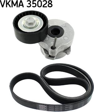 SKF VKMA 35028 - Поликлиновый ременный комплект unicars.by