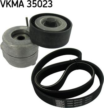 SKF VKMA 35023 - Поликлиновый ременный комплект unicars.by